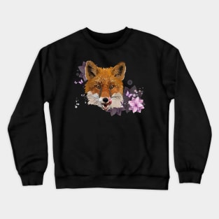 Red fox Crewneck Sweatshirt